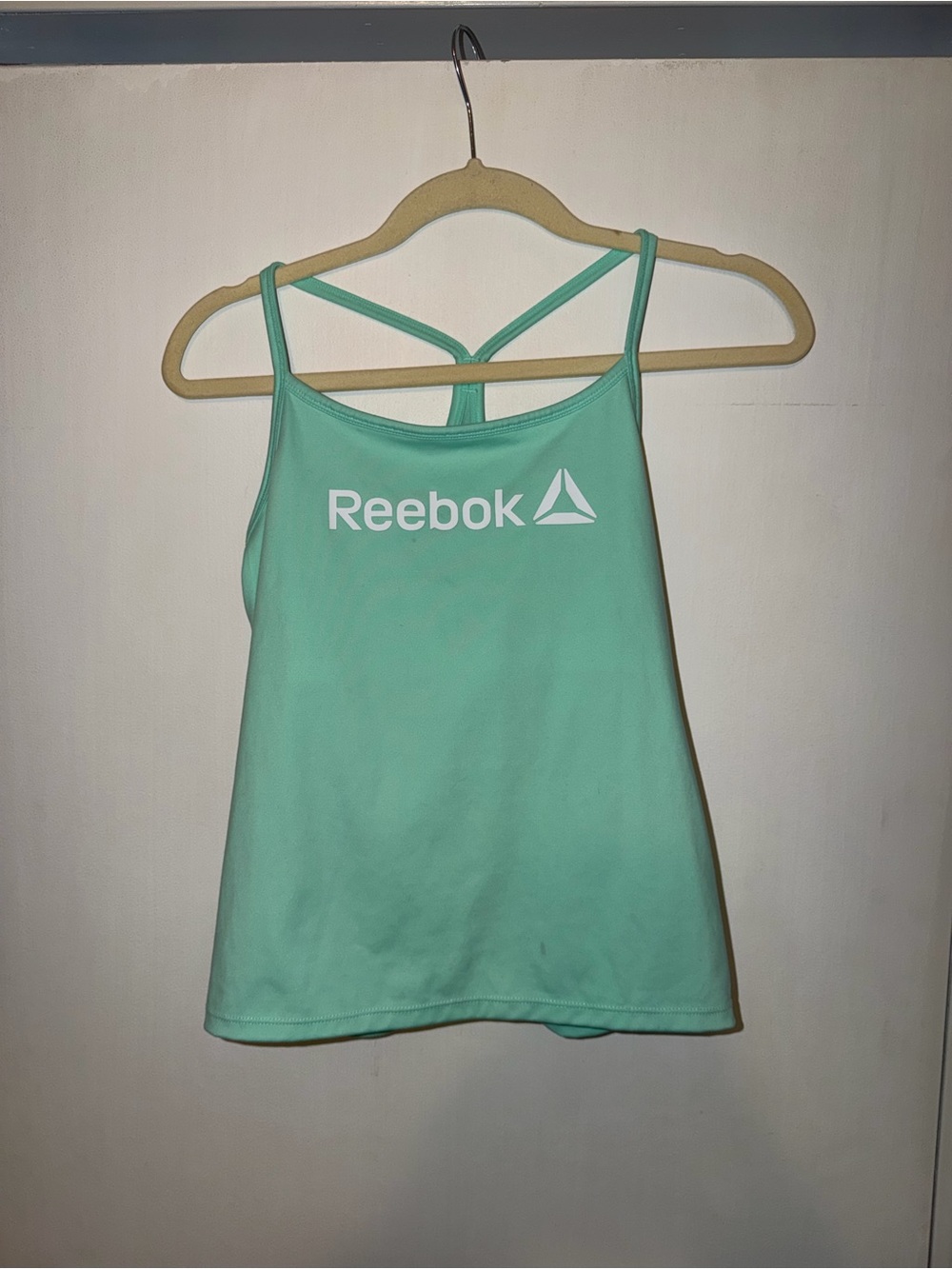 Reebok Mint Green Girls Strappy Tank Top